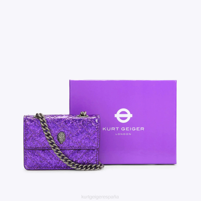 Kurt Geiger mujer londres tfl micro kensington 2LPR106 | bolsas púrpura